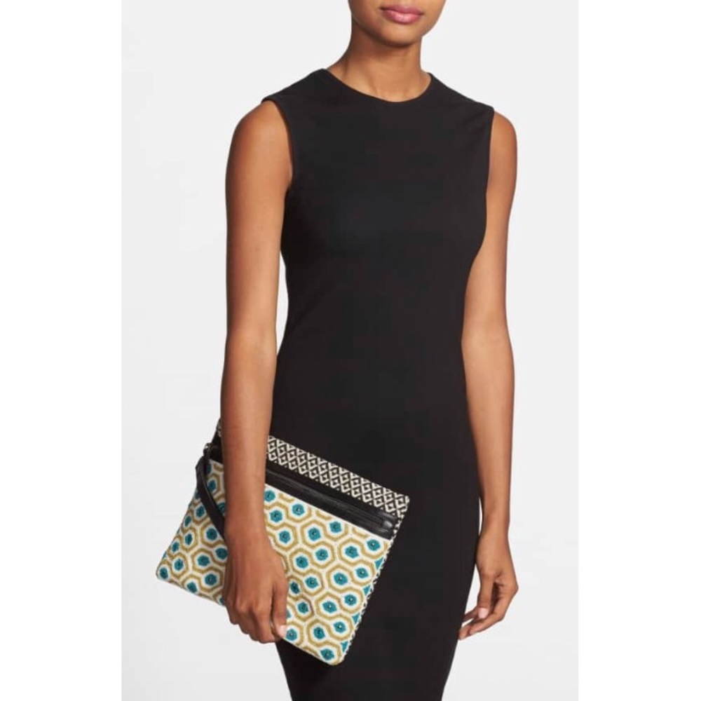 Big Buddha Beaded Wristlet Clutch